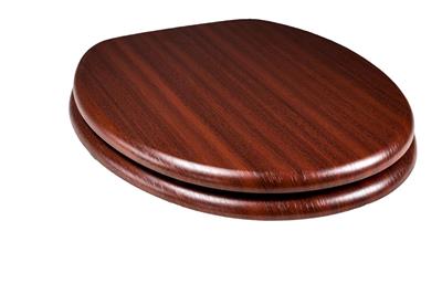 TEMA WOODLAND INSPIRED TOILET SEAT MAHOGANY