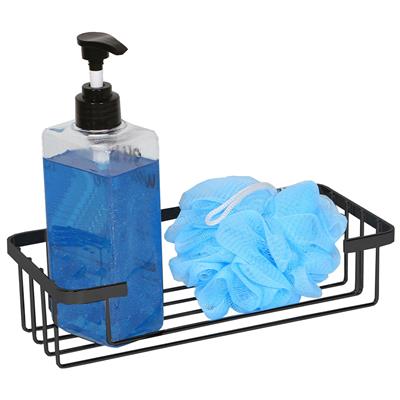 TEMA WIRE SINGLE SHOWER BASKET BLACK