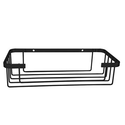 TEMA WIRE SINGLE SHOWER BASKET BLACK