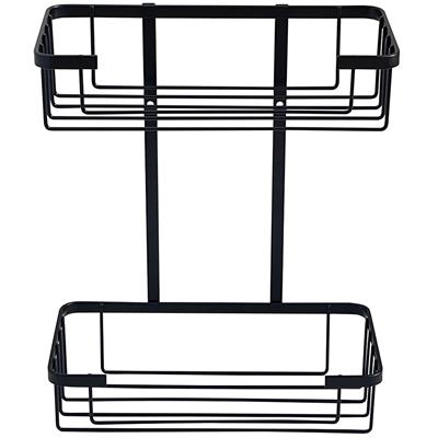 TEMA WIRE 2 TIER SHOWER BASKET BLACK
