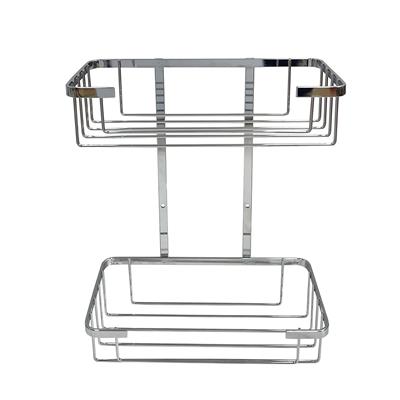 TEMA WIRE 2 TIER SHOWER BASKET CHROME
