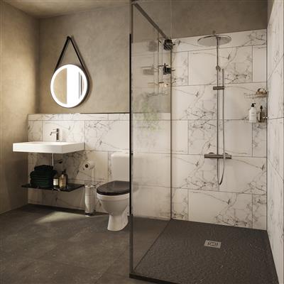 TEMA WIRE 2 TIER SHOWER BASKET CHROME