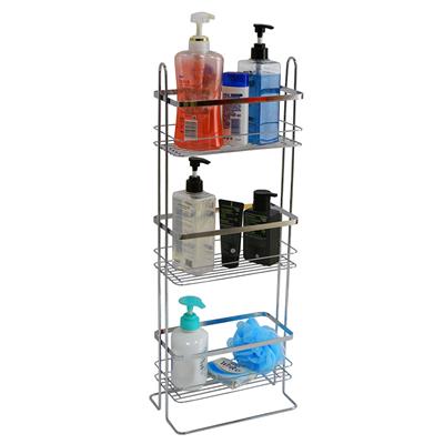 TEMA WIRE 3 TIER FREE STANDING STORAGE UNIT CHROME