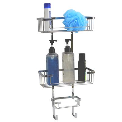 TEMA WIRE 3 TIER SHOWER BASKET CHROME