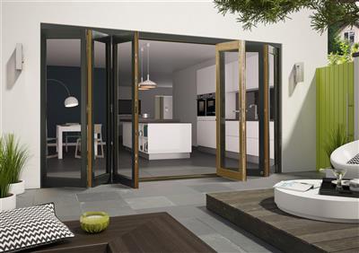 SLIDEFOLD 54 EXTERNAL ALI CLAD 10FT 4 DOOR