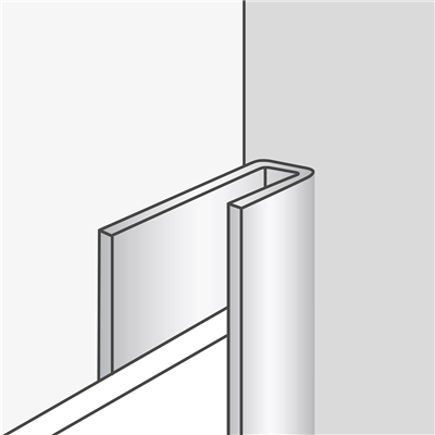 DUMAWALL ALUMINIUM FINISHING TRIM 2.6M