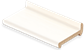 WHITE PRIMED T-REBATE MOULDING 2.1M X 5 LENGTHS