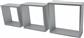 DURALINE TRIPLE CUBE 30CM, 27CM, 24CM Grey x 3pcs