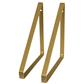 D LINE BRKTS FLAT S/2  BRASS 3MM 24X25,5CM X 3PRS