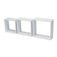 DURALINE TRIPLE CUBE 30CM, 27CM, 24CM WHITE x 3pcs