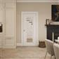 CHARLESTON 1P CLEAR GLASS WHITE PRIMED DOOR 80x32