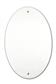 TEMA SUREFIX PRE-DRILLED MIRROR OVAL 60 x 40