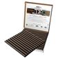 FT ACOUSTIC SQUARES 520x520x22mm x 2pcs WALNUT