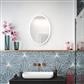 TEMA VICO IP44 LED OVAL MIRROR 70X50 DEMIST