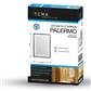 TEMA PALERMO IP44 BLACK RECT LED MIRROR 70X50