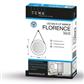 TEMA FLORENCE IP44 BLACK HANG ROUND LED MIRR  60cm