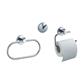 KOSMOS CHROME 3 PIECE SET (Hook,Roll Holder, Ring)