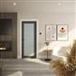 NOLITA GREY OPAQUE GLASS PRE-FINISH DOOR 80x32
