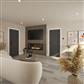 NOLITA GREY SHAKER PRE-FINISHED DOOR 80x32