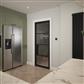 PORTLAND 4 LITE CLEAR GLASS BLACK PRM DOOR 80x32