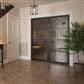 PORTLAND 4 LITE CLEAR GLASS BLACK PRM DOOR 80x32