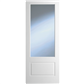 DOVER 1P/1L CLEAR GLAZED WHITE PRM DOOR 80x32