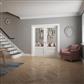 DOVER 1P/1L CLEAR GLAZED WHITE PRM DOOR 80x32