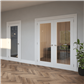 BOSTON PRIMED DOOR CRYSTAL CUT GLAZED 80x32