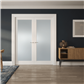 KENMORE WHITE PRIMED LAMSAFE GLAZED DOOR 78X26