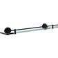 MALMO BLACK GLASS SHELF x 3pcs