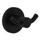 MALMO BLACK ROBE HOOK x 3pcs