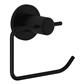 MALMO BLACK TOILET ROLL HOLDER x 3pcs
