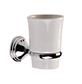 TEMA ARNO TUMBLER HOLDER CHROME w CERAMIC TUMBLER