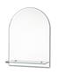 TEMA BEVELLED MIRROR ARCHED 60X40CM WITH 1 SHELF