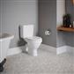 TEMA MDF BAR HINGE TOILET SEAT WHITE