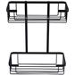 TEMA WIRE 2 TIER SHOWER BASKET BLACK
