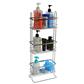 TEMA WIRE 3 TIER FREE STANDING STORAGE UNIT CHROME