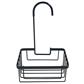 TEMA WIRE SINGLE HOOK OVER SHOWER CADDY BLACK