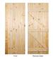 LEDGED/BRACED UTILITY DOOR 80 x 32in x 44mm